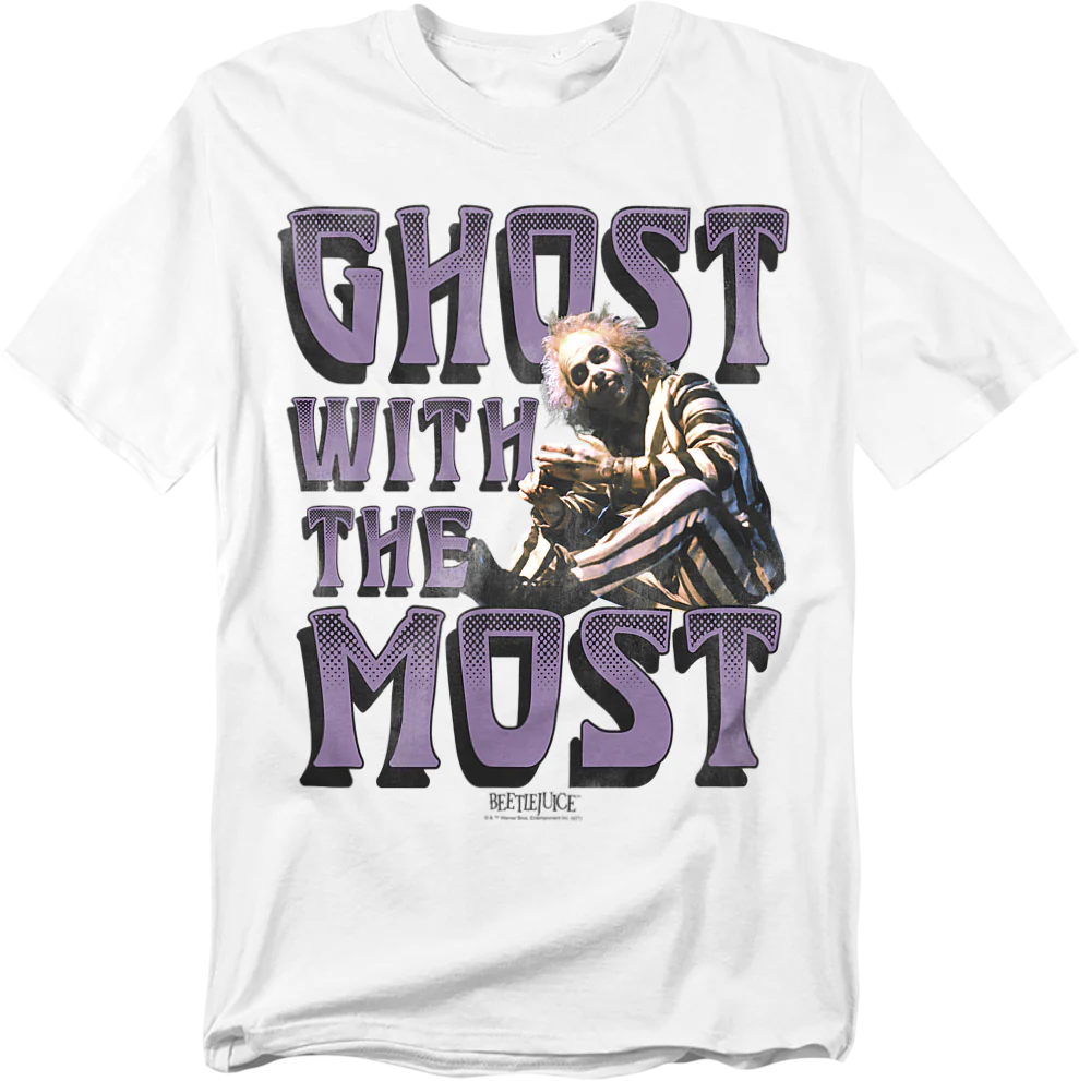 Retro Ghost With The Most Beetlejuice T-Shirt