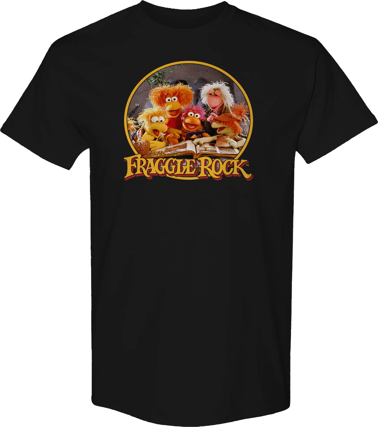 Retro Group Circle Fraggle Rock T-Shirt