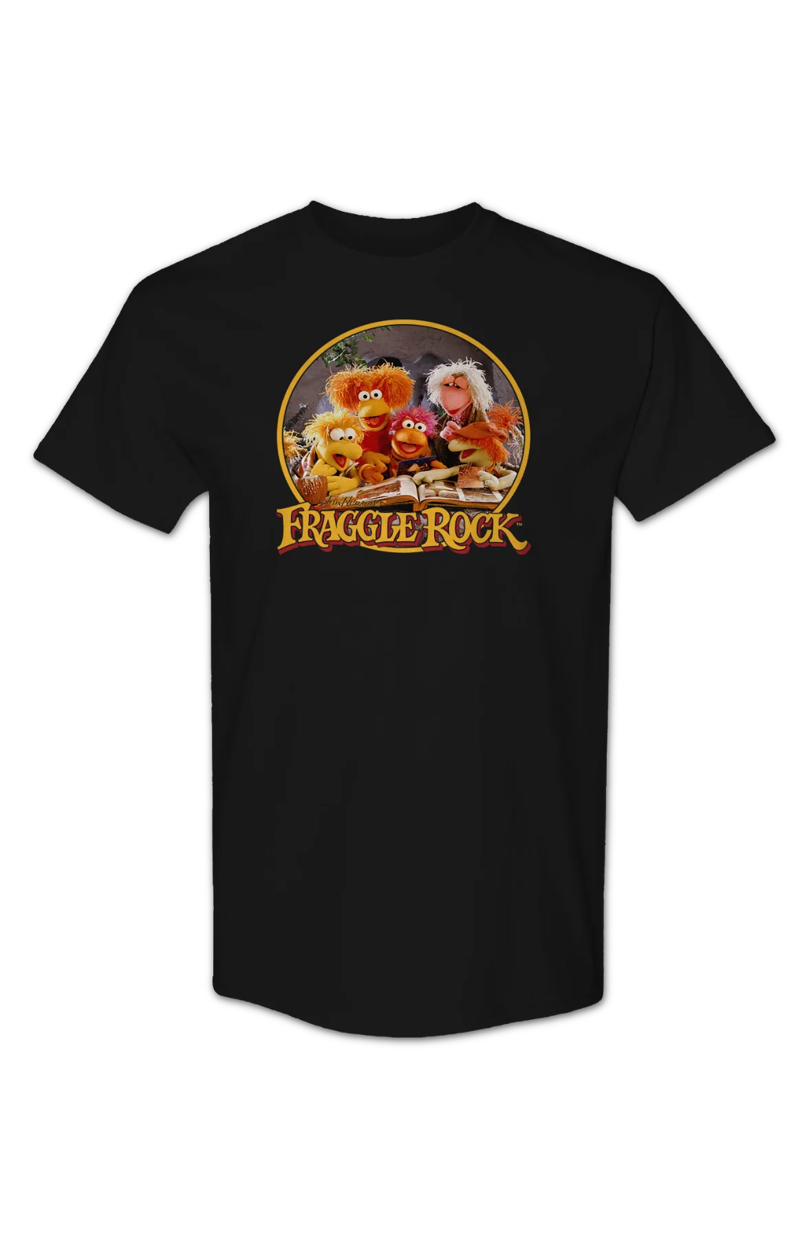 Retro Group Circle Fraggle Rock T-Shirt - Image 2