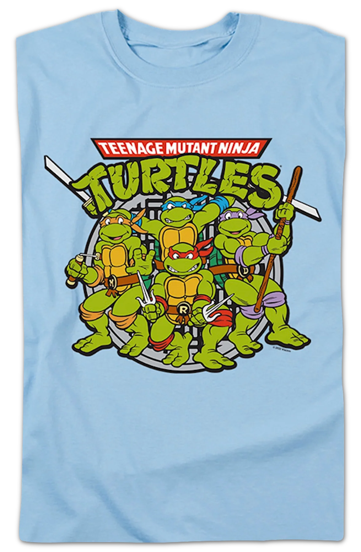 Retro Group Photo Teenage Mutant Ninja Turtles T-Shirt - Image 2