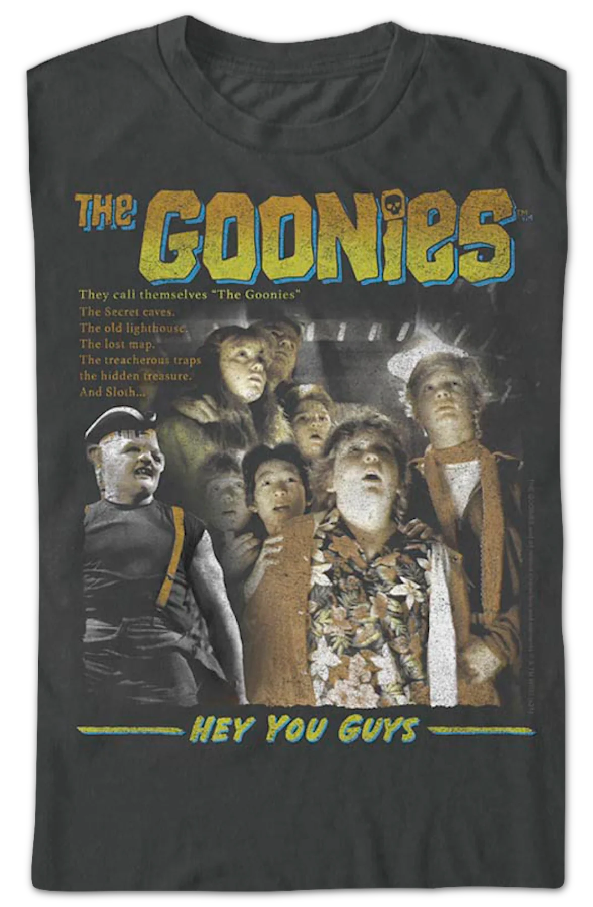 Retro Hey You Guys Goonies T-Shirt - Image 2