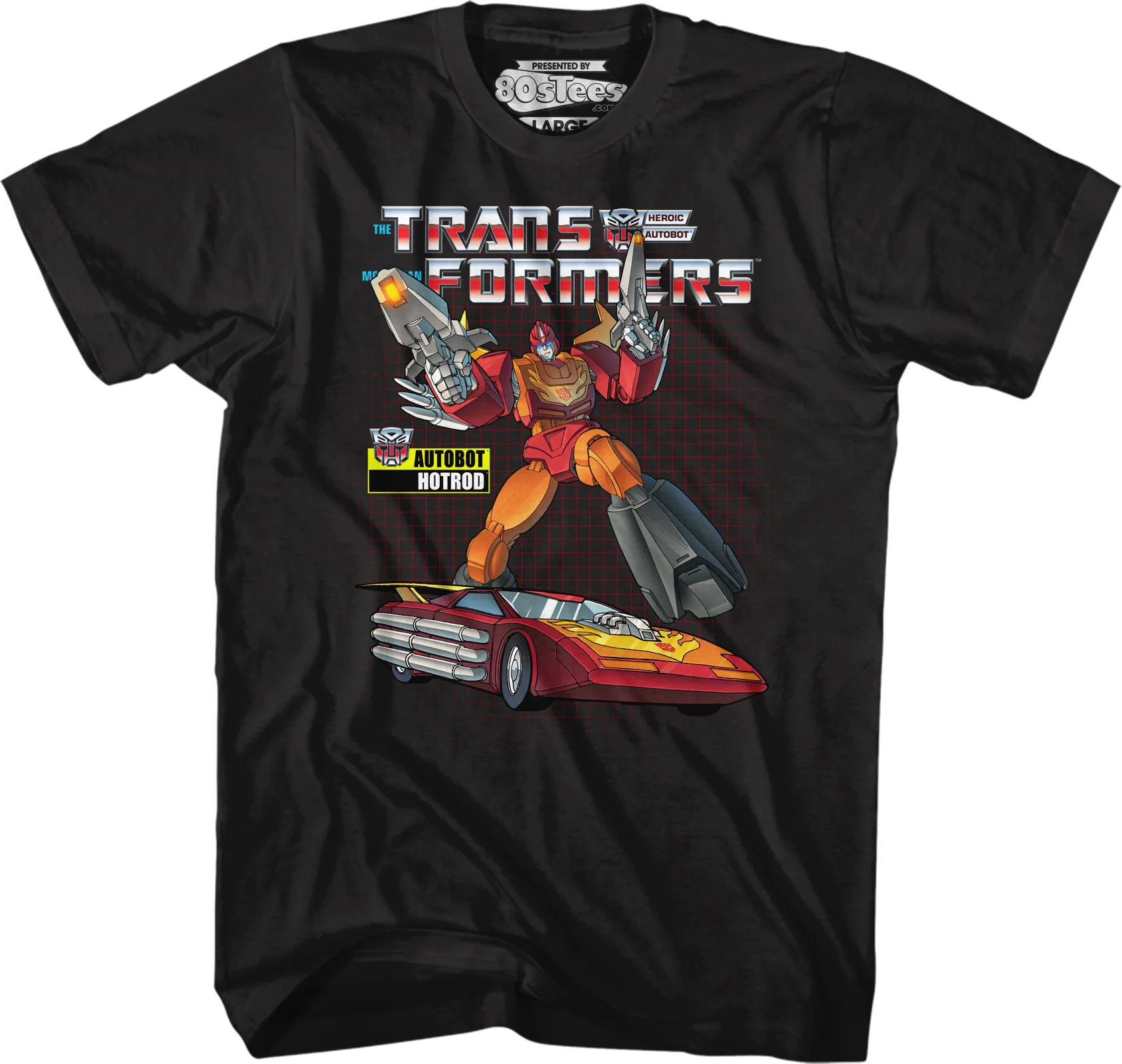 Retro Hot Rod Transformers T-Shirt