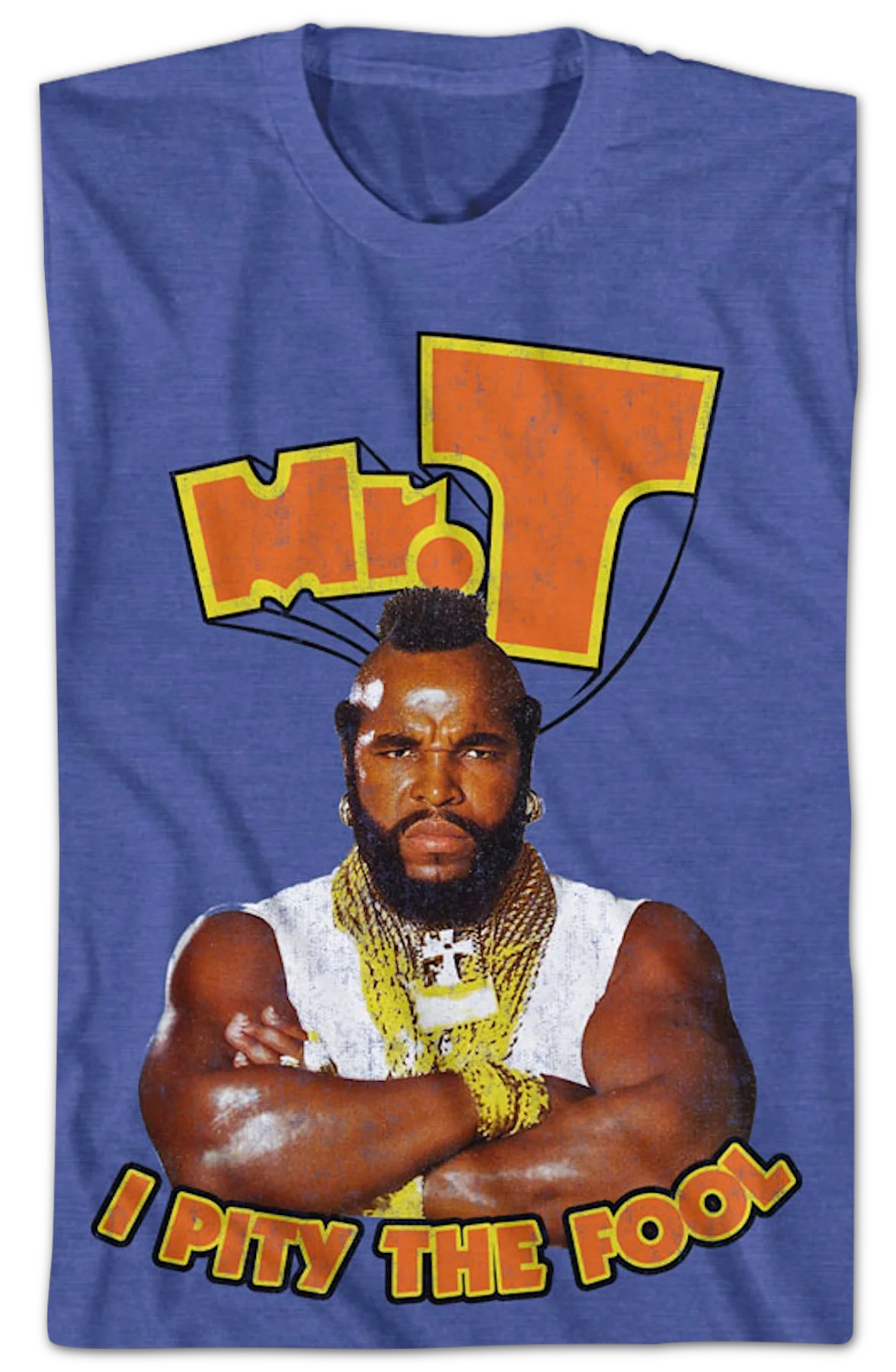 Retro I Pity The Fool Mr. T Shirt - Image 2