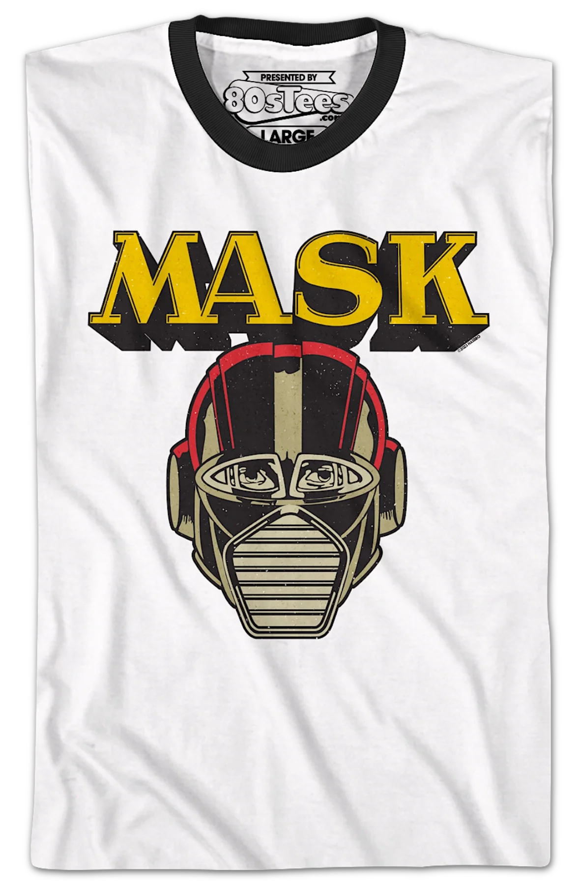 Retro Icon MASK Ringer Shirt - Image 2