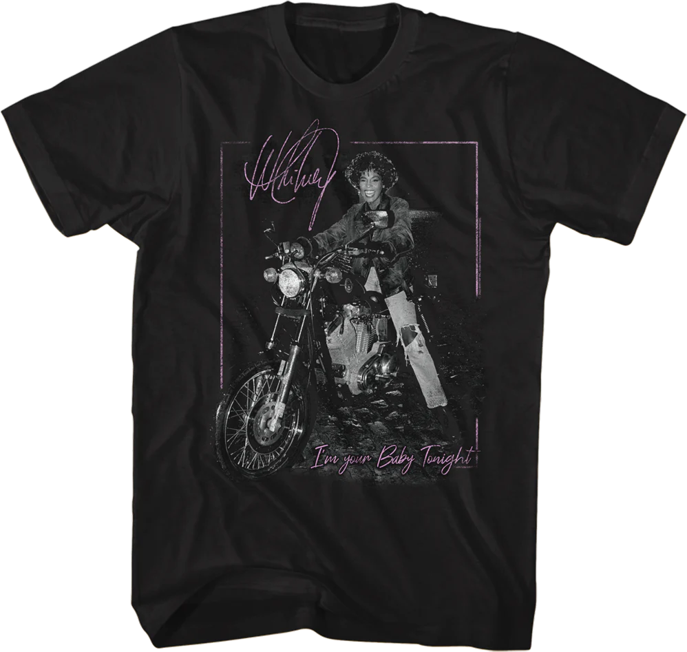 Retro I'm Your Baby Tonight Whitney Houston T-Shirt