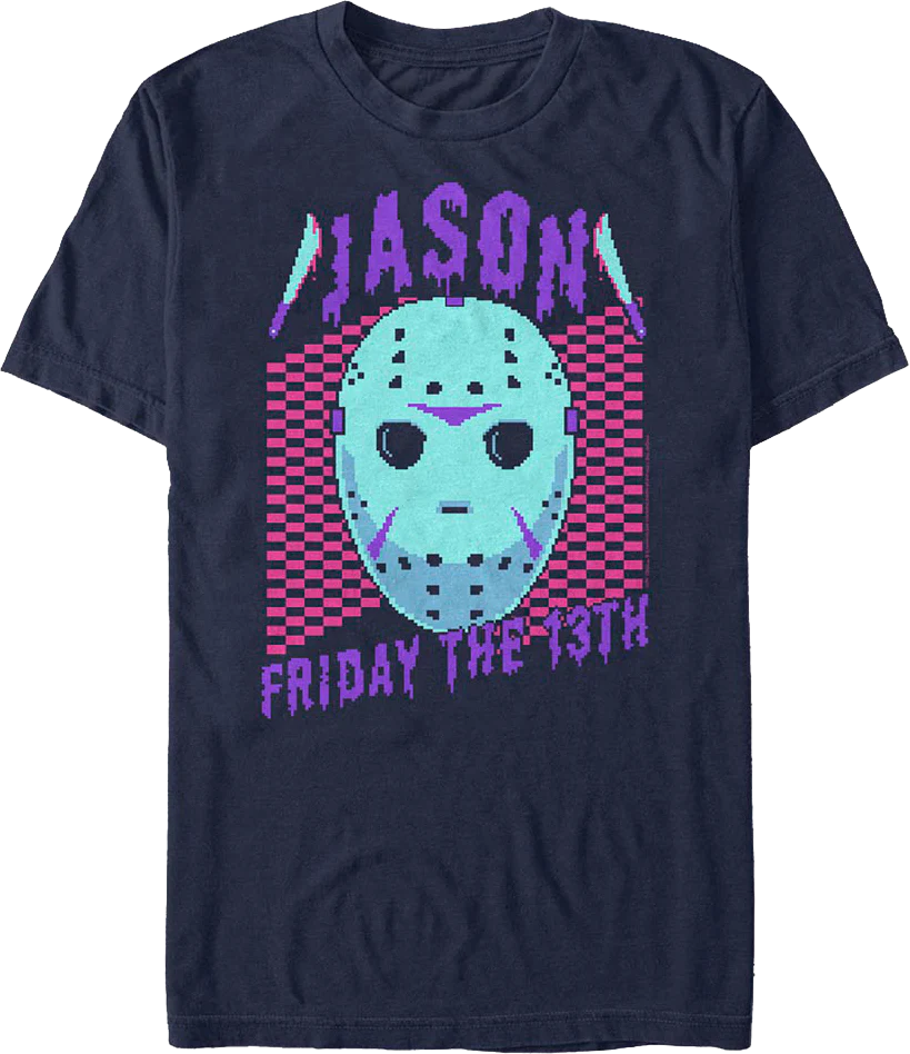 Retro Jason Hockey Mask Friday the 13th T-Shirt
