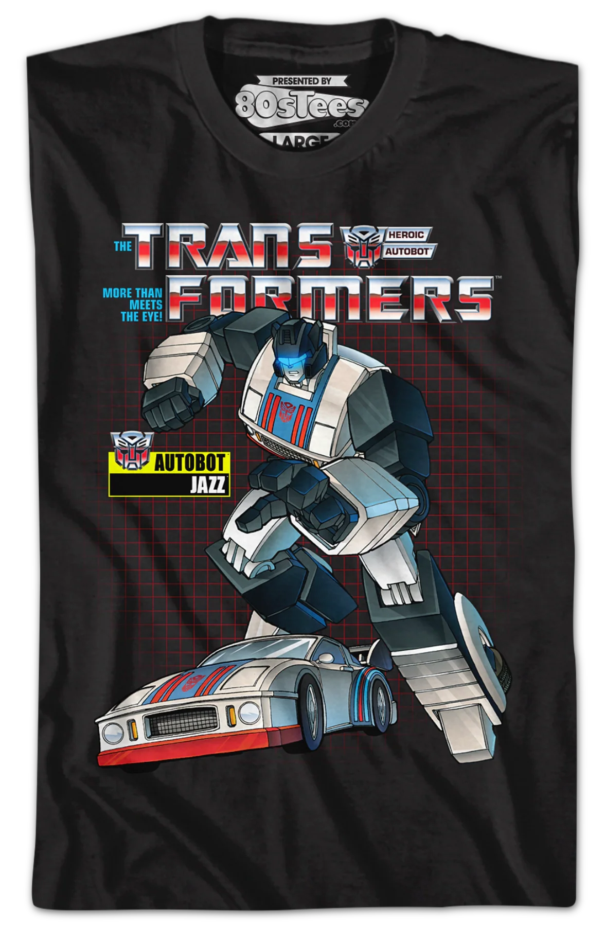 Retro Jazz Transformers T-Shirt - Image 2