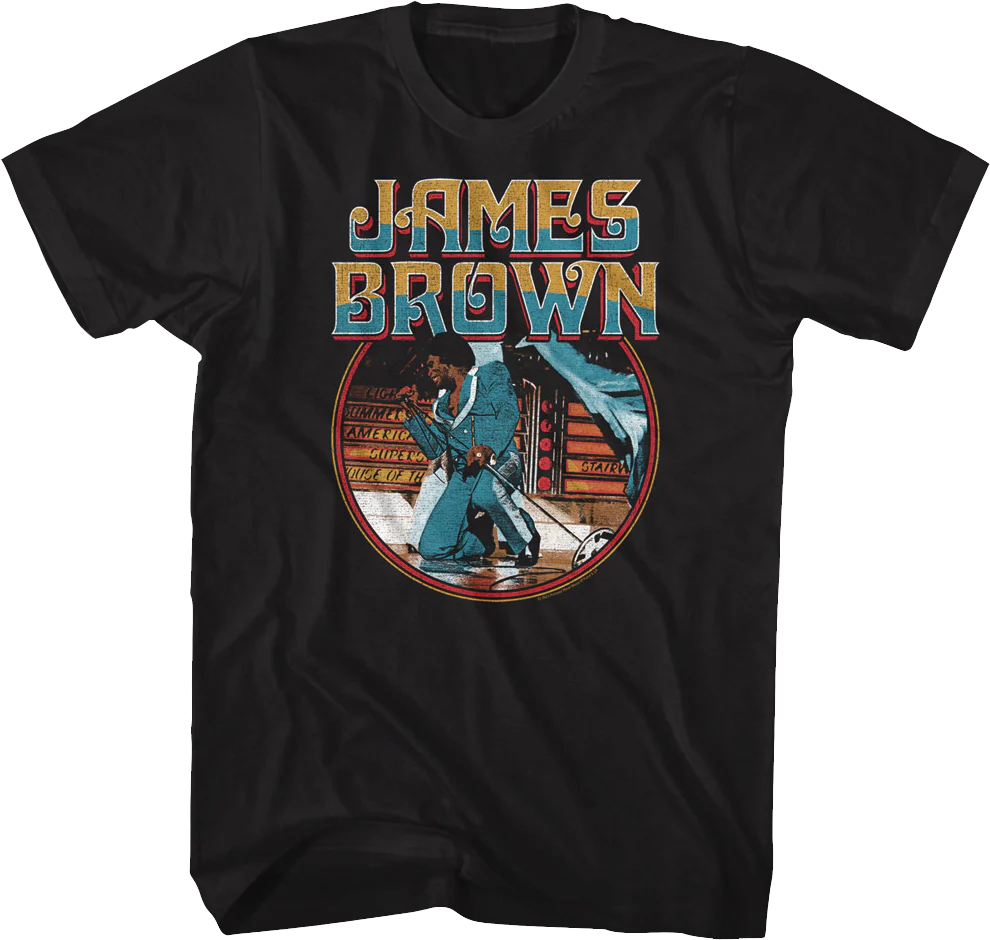 Retro Kneel James Brown T-Shirt