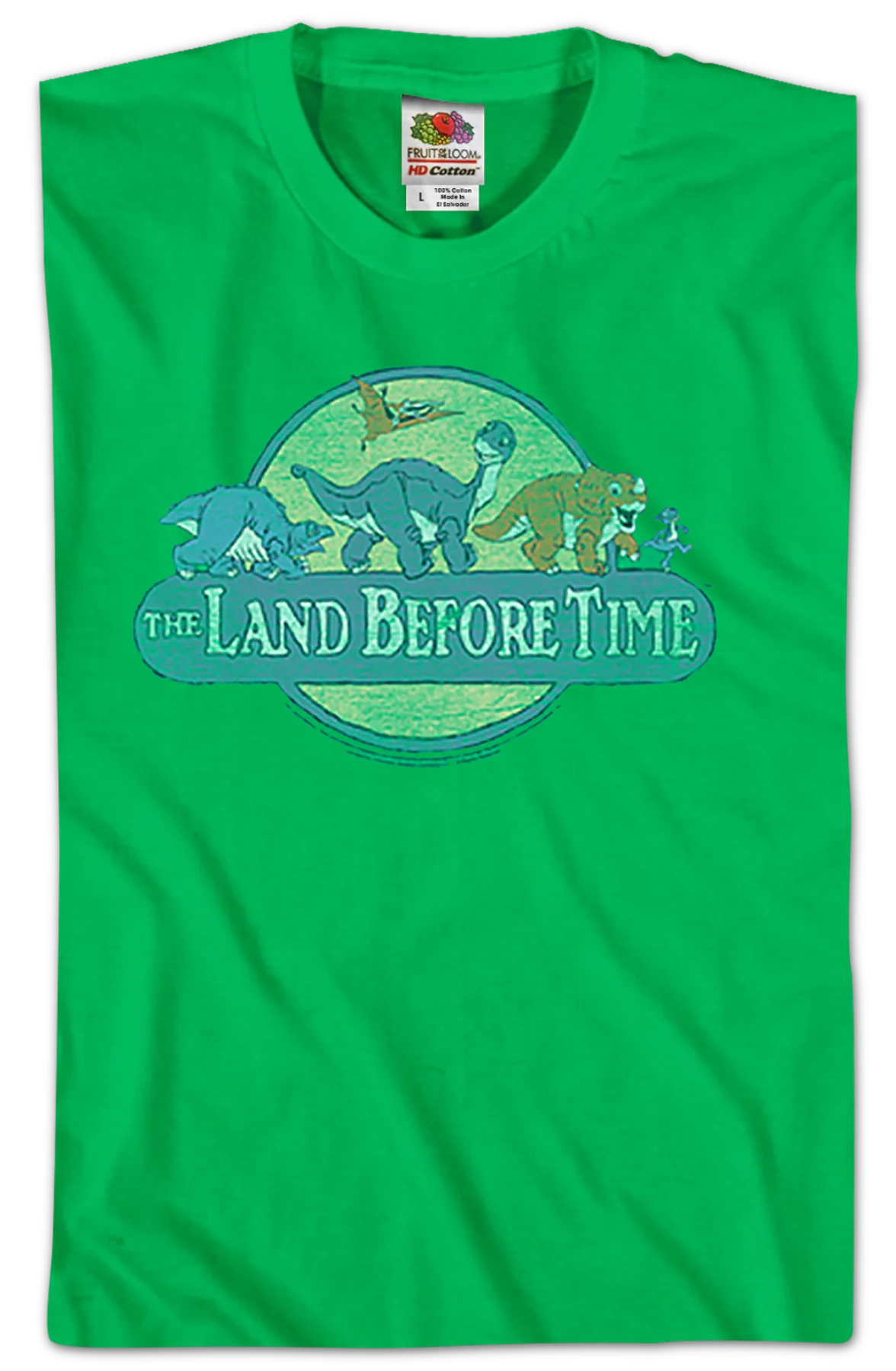 Retro Logo Land Before Time T-Shirt - Image 2