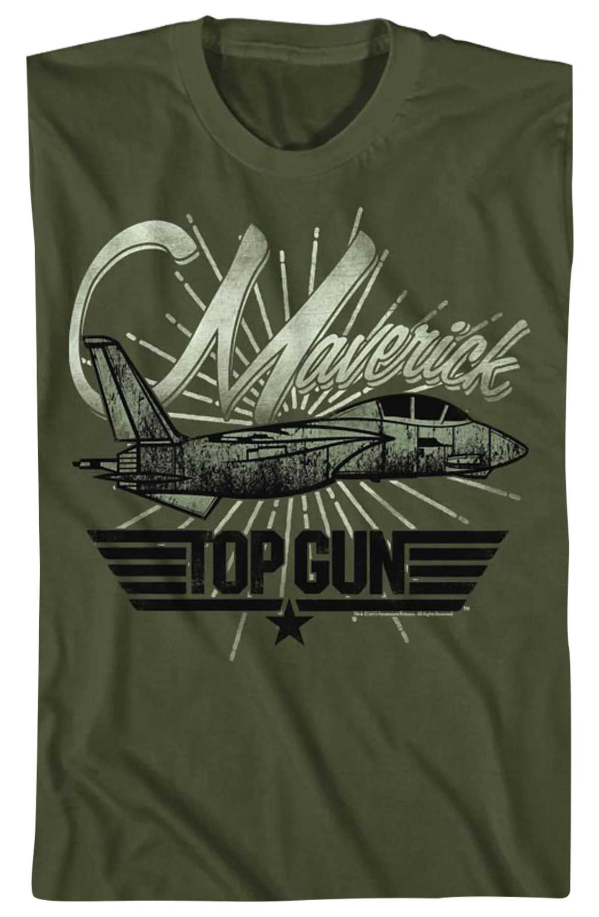 Retro Maverick Top Gun T-Shirt - Image 2