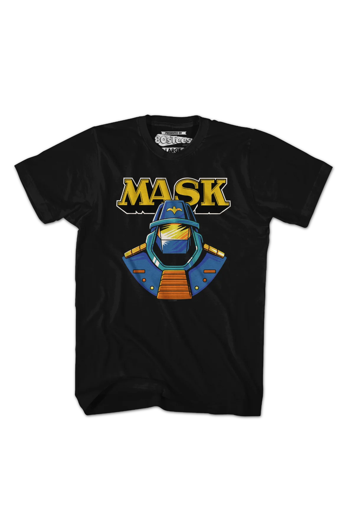 Retro Miles Helmet MASK T-Shirt - Image 2