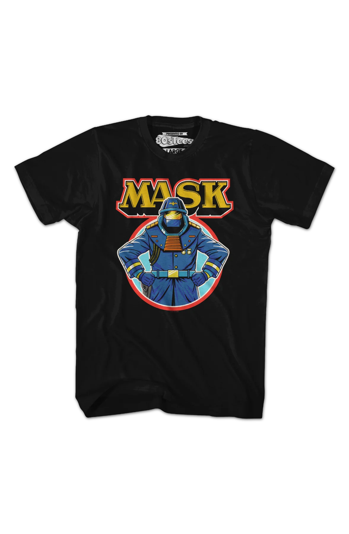 Retro Miles Mayhem Circle MASK T-Shirt - Image 2