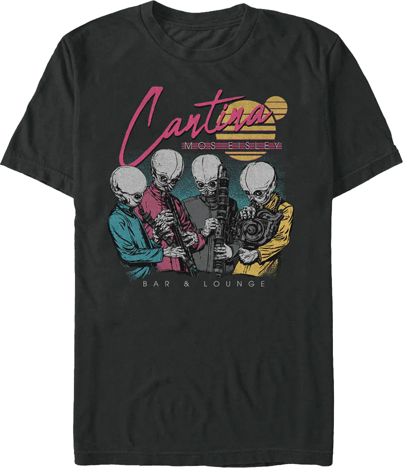 Retro Mos Eisley Cantina Star Wars T-Shirt