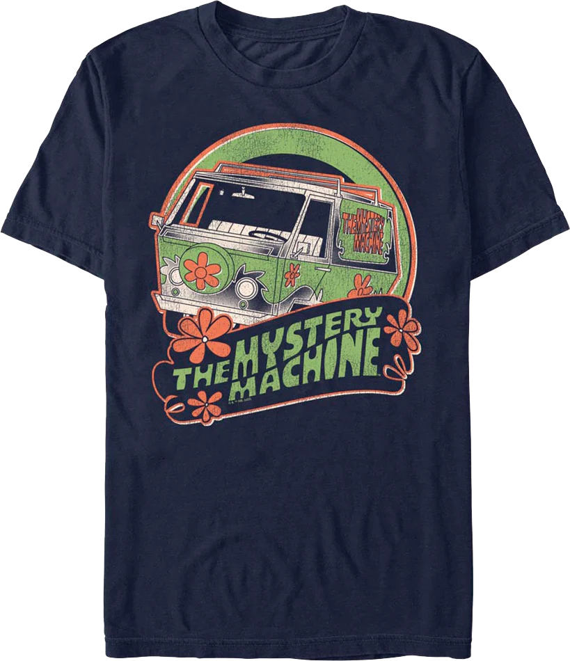 Retro Mystery Machine Logo Scooby-Doo T-Shirt