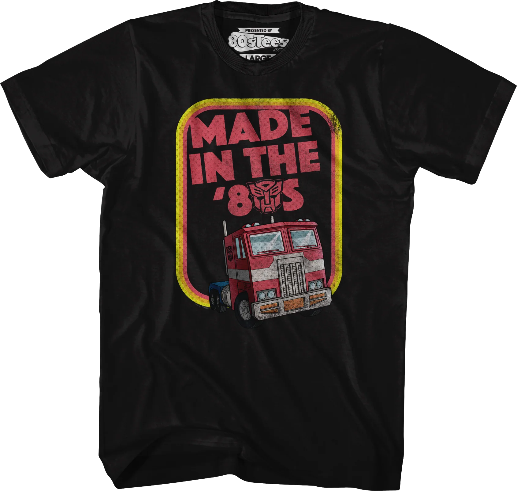 Retro Optimus Prime Made In The '80s Transformers T-Shirt