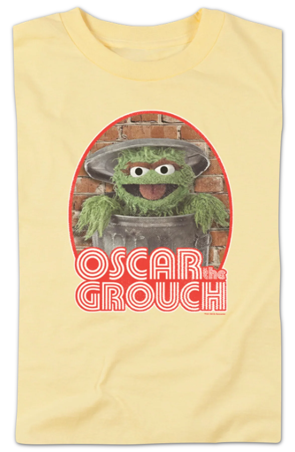 Retro Oscar The Grouch Sesame Street Shirt - Image 2