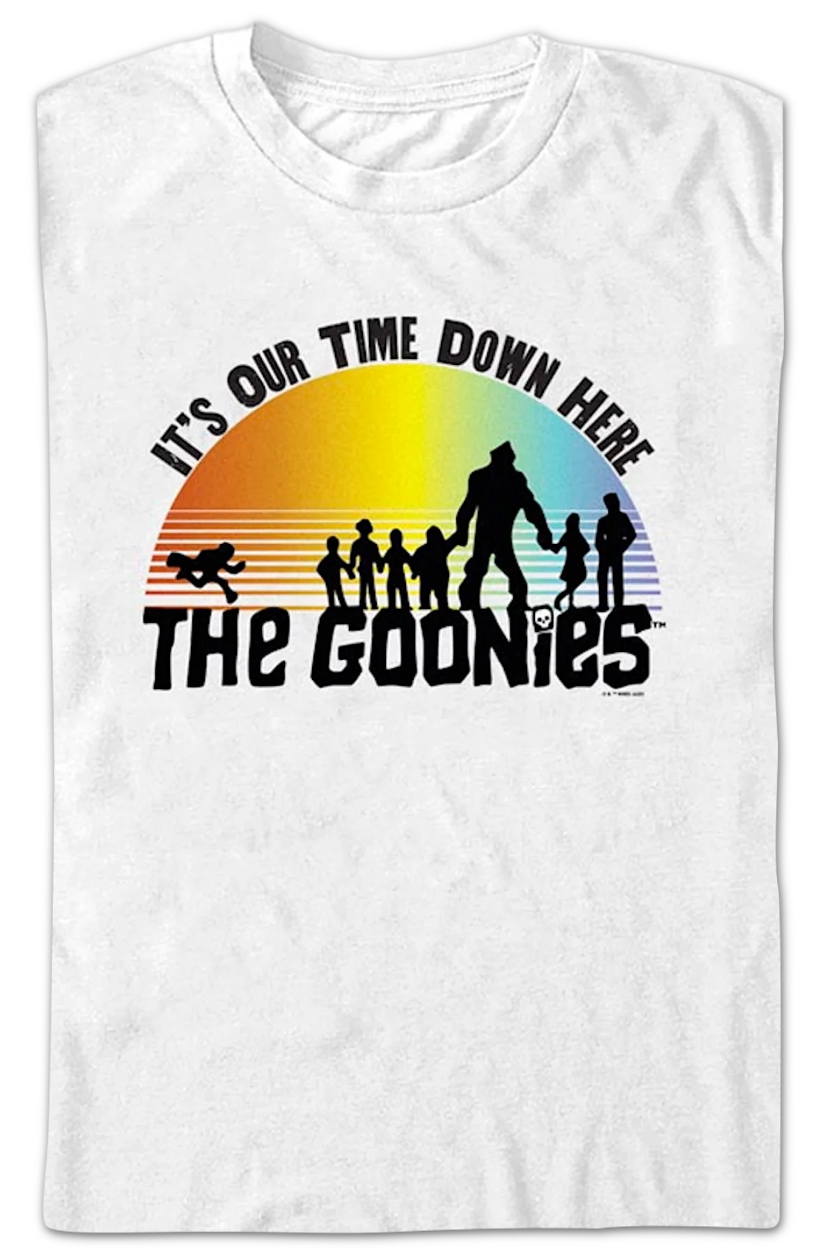 Retro Our Time Silhouettes Goonies T-Shirt - Image 2