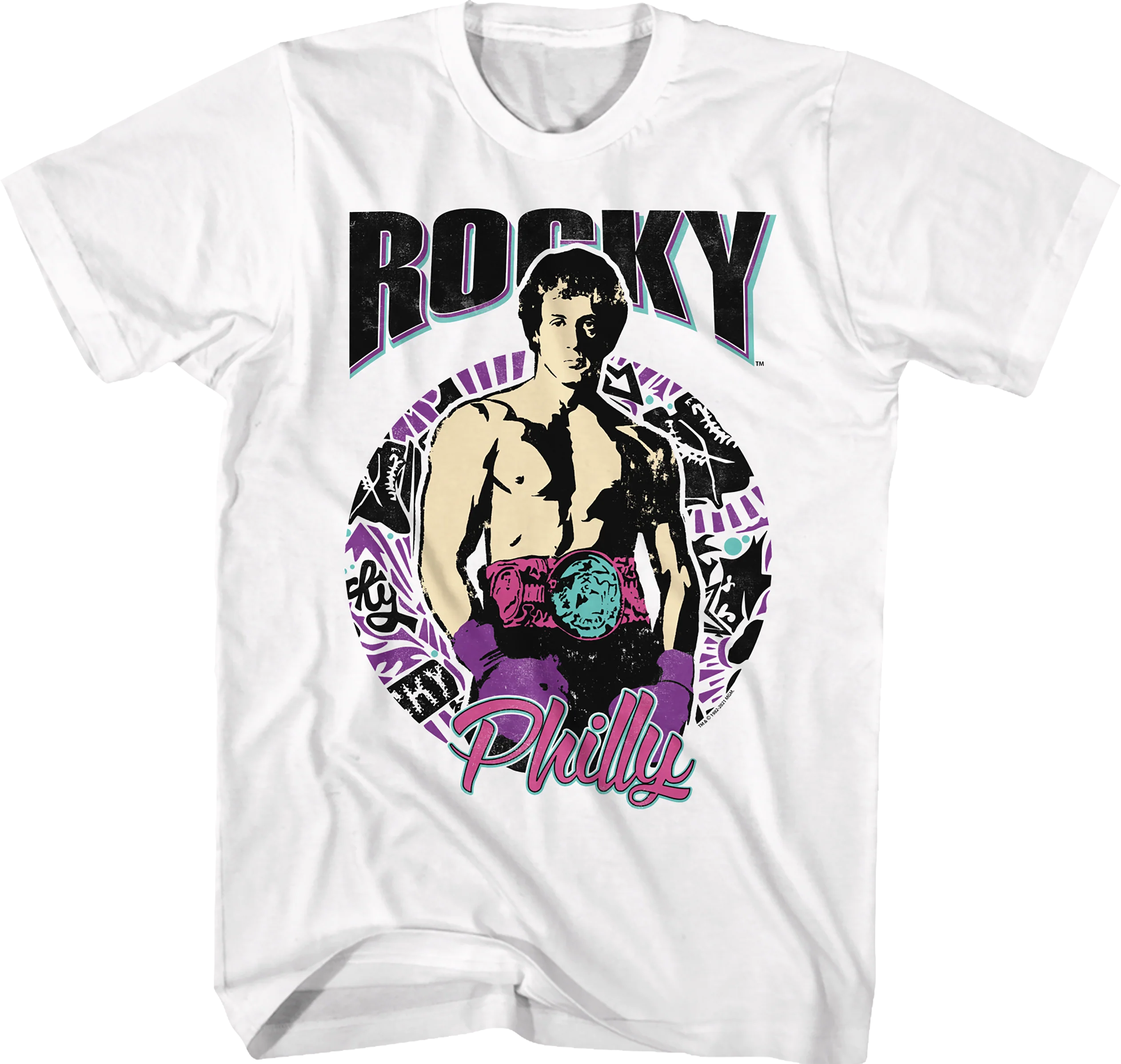 Retro Philly Impression Rocky T-Shirt