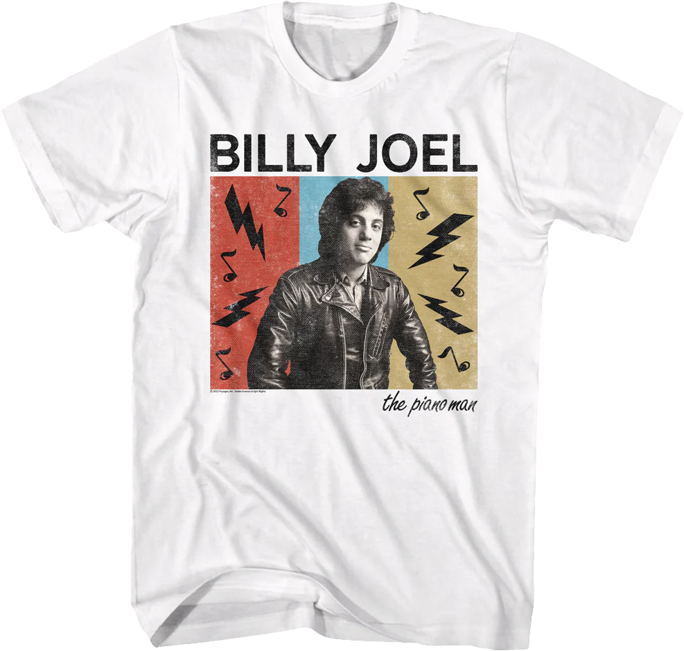 Retro Piano Man Billy Joel T-Shirt