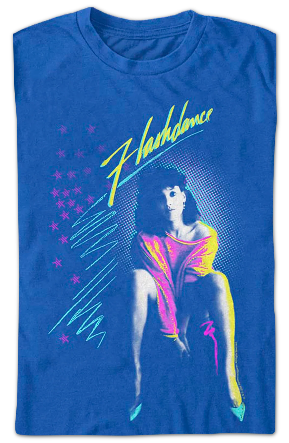 Retro Poster Flashdance T-Shirt - Image 2
