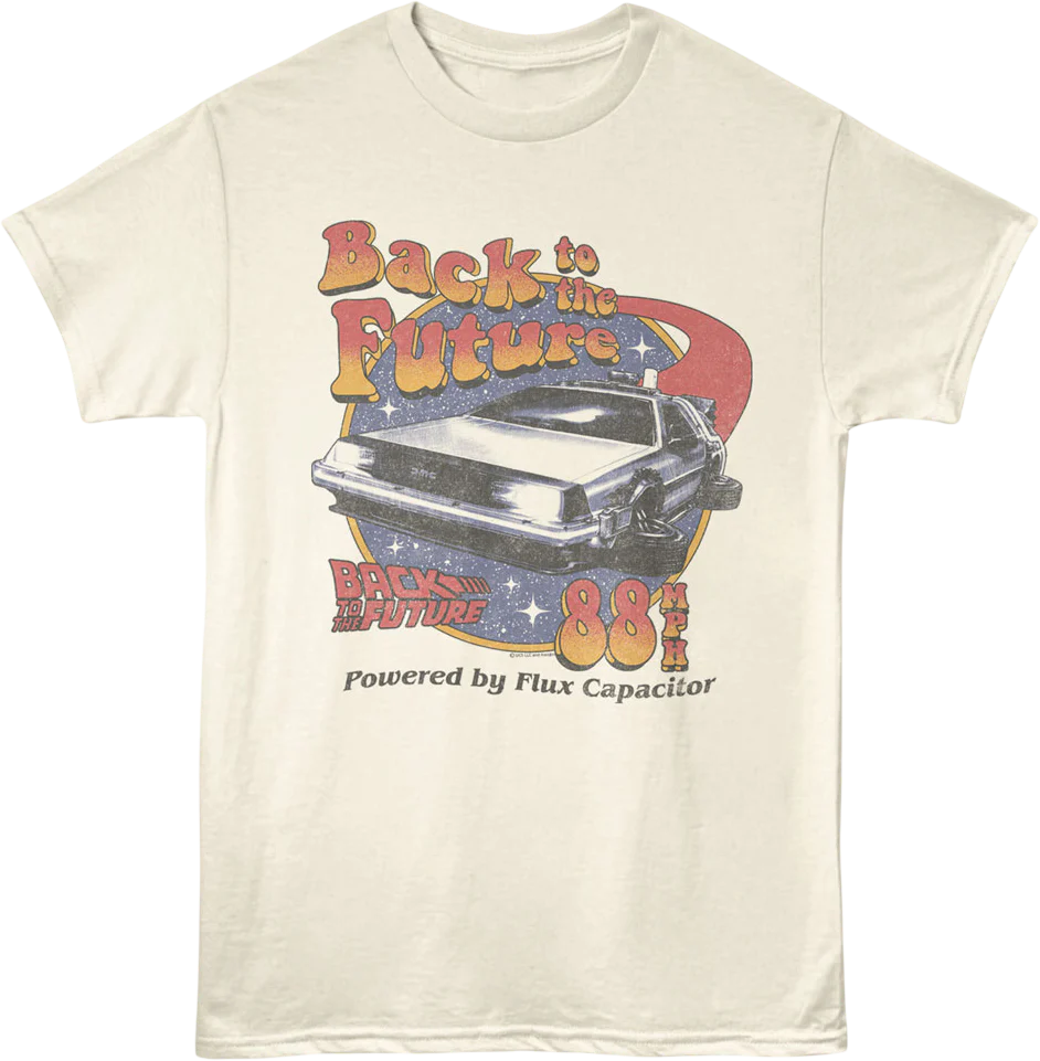 Retro Powered By Flux Capacitor Back To The Future T-Shirt
