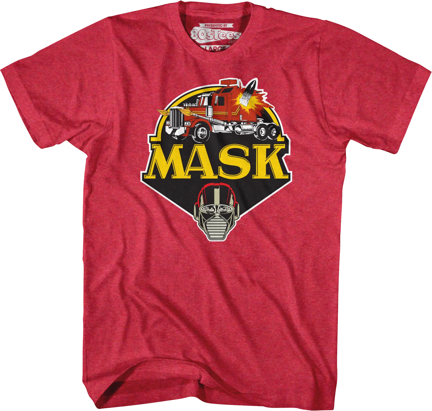 Retro Red Logo MASK Shirt