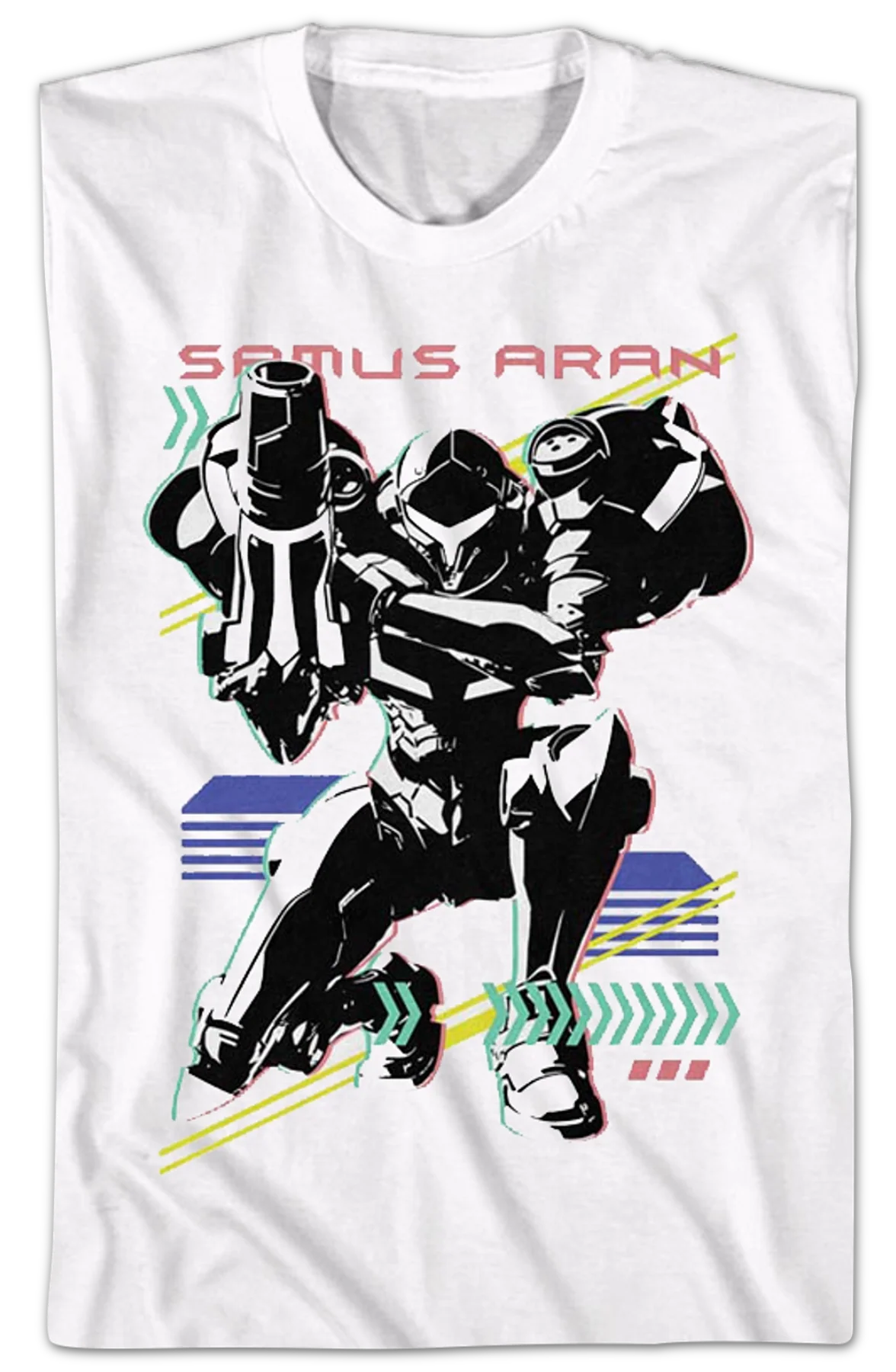 Retro Samus Aran Nintendo T-Shirt - Image 2