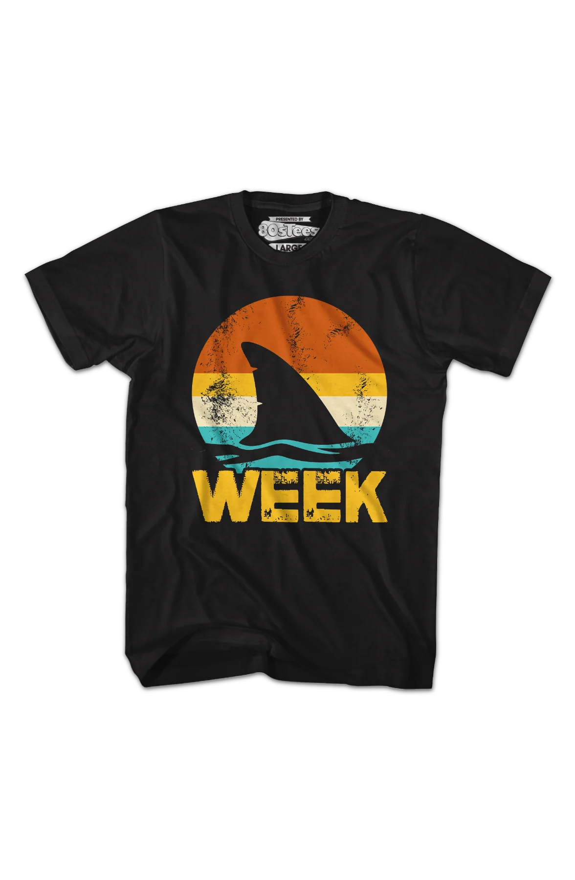 Retro Shark Week T-Shirt - Image 2
