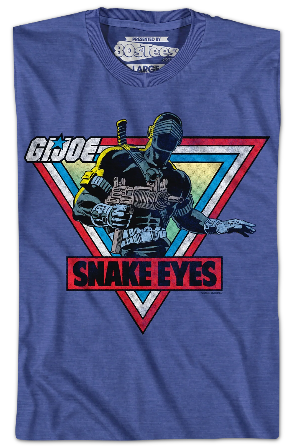 Retro Snake Eyes GI Joe T-Shirt - Image 2