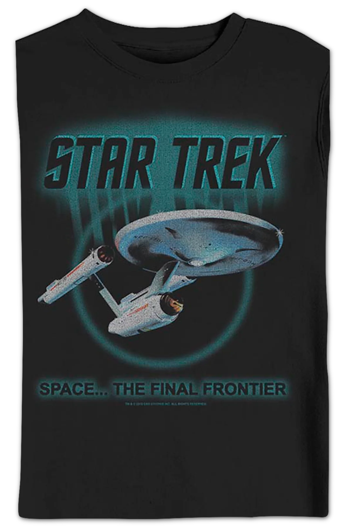 Retro Space The Final Frontier Star Trek Sweatshirt - Image 2
