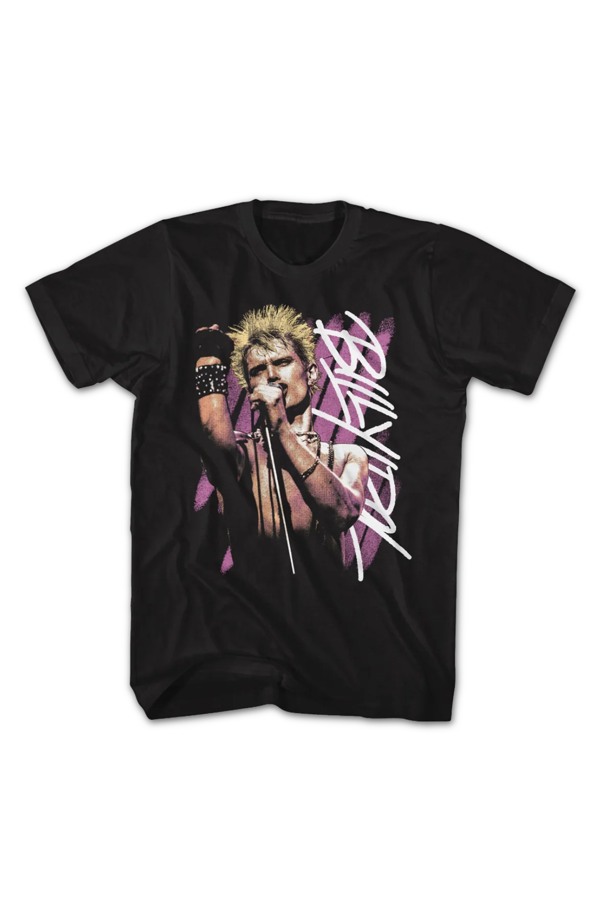 Retro Stripes Billy Idol T-Shirt - Image 2
