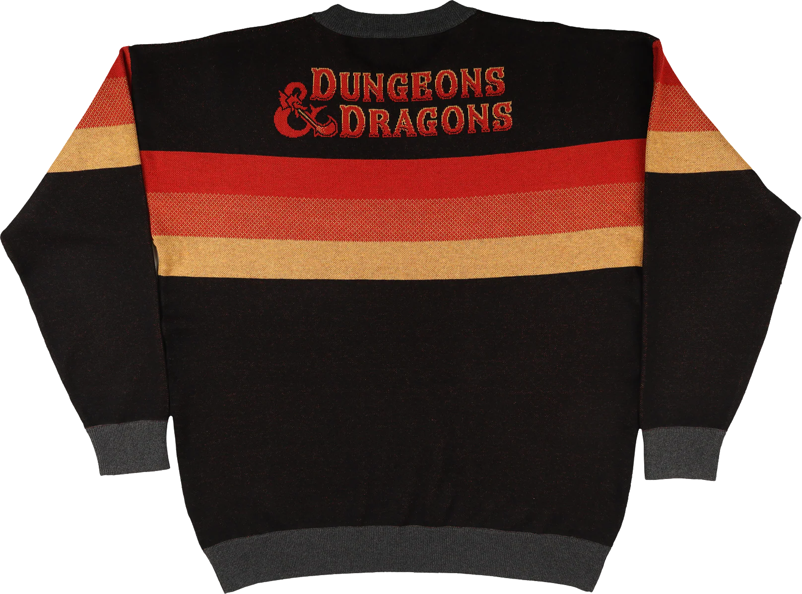 Retro Stripes Dungeons & Dragons Knitted Sweater - Image 3
