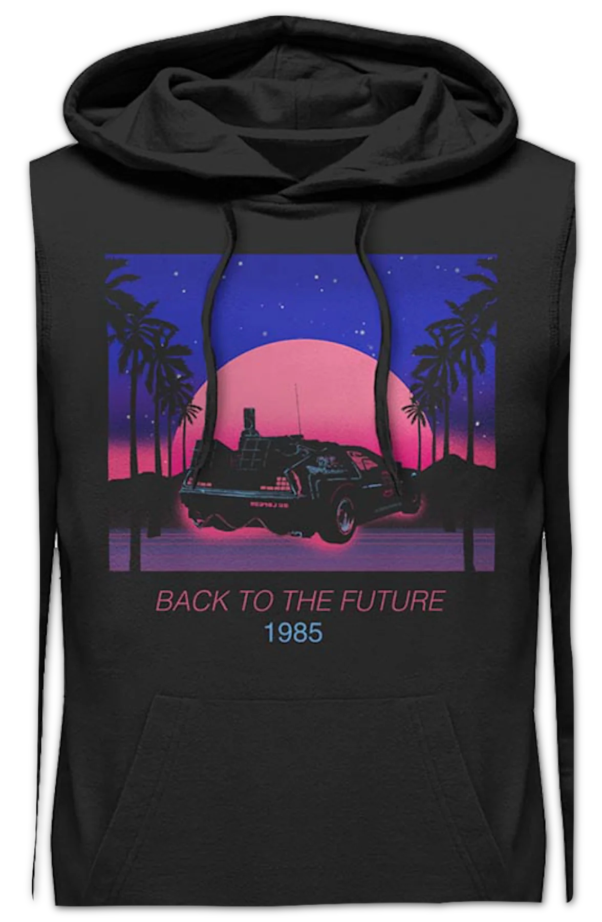 Retro Sunset Back To The Future Hoodie - Image 2