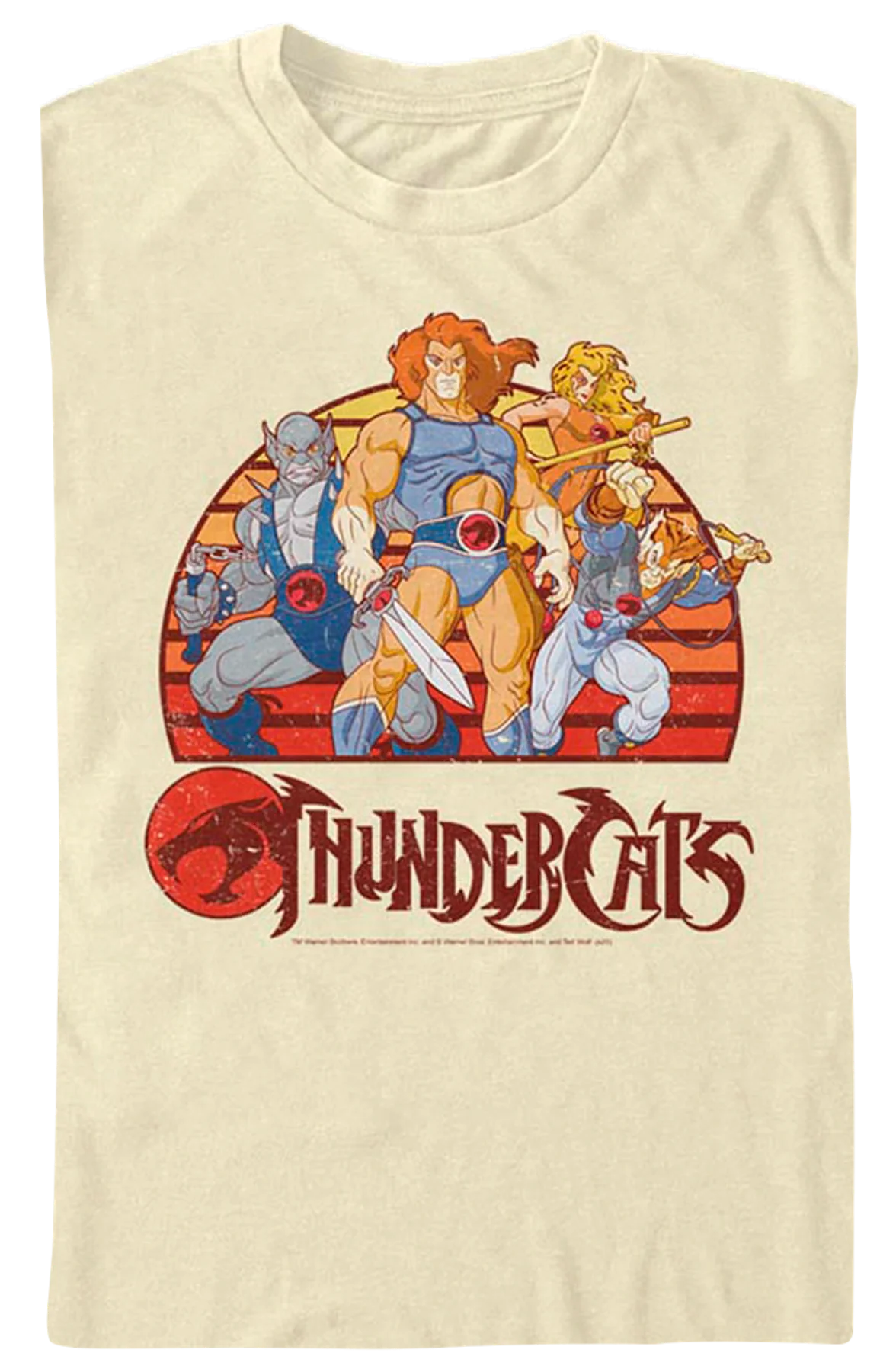 Retro Sunset ThunderCats T-Shirt - Image 2