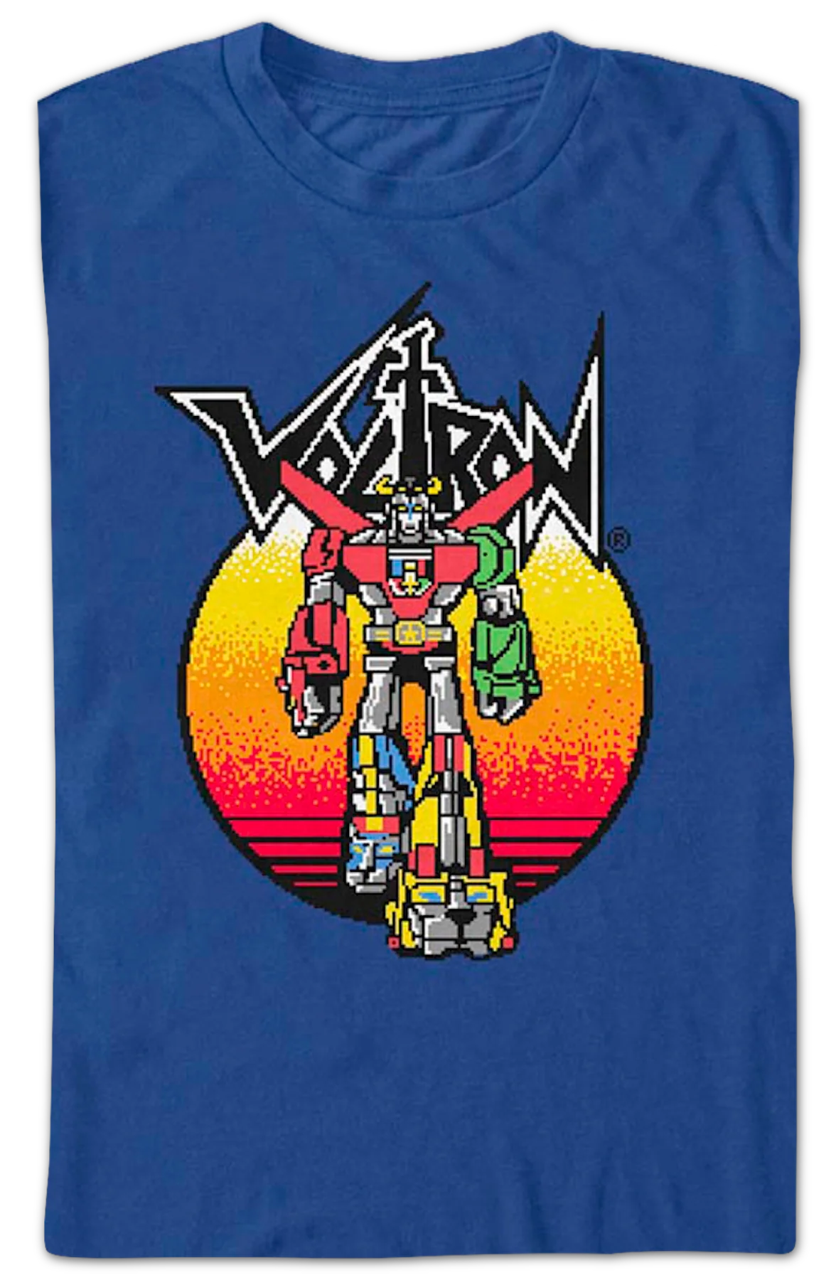 Retro Sunset Voltron T-Shirt - Image 2