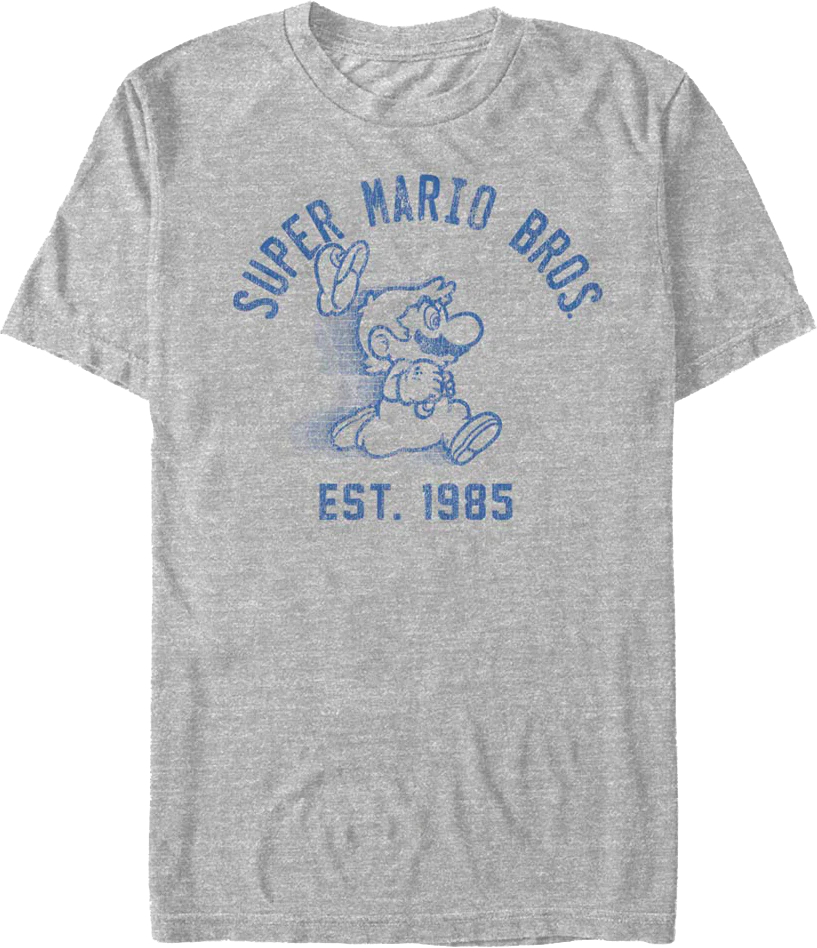 Retro Super Mario Bros. Est. 1985 Nintendo T-Shirt