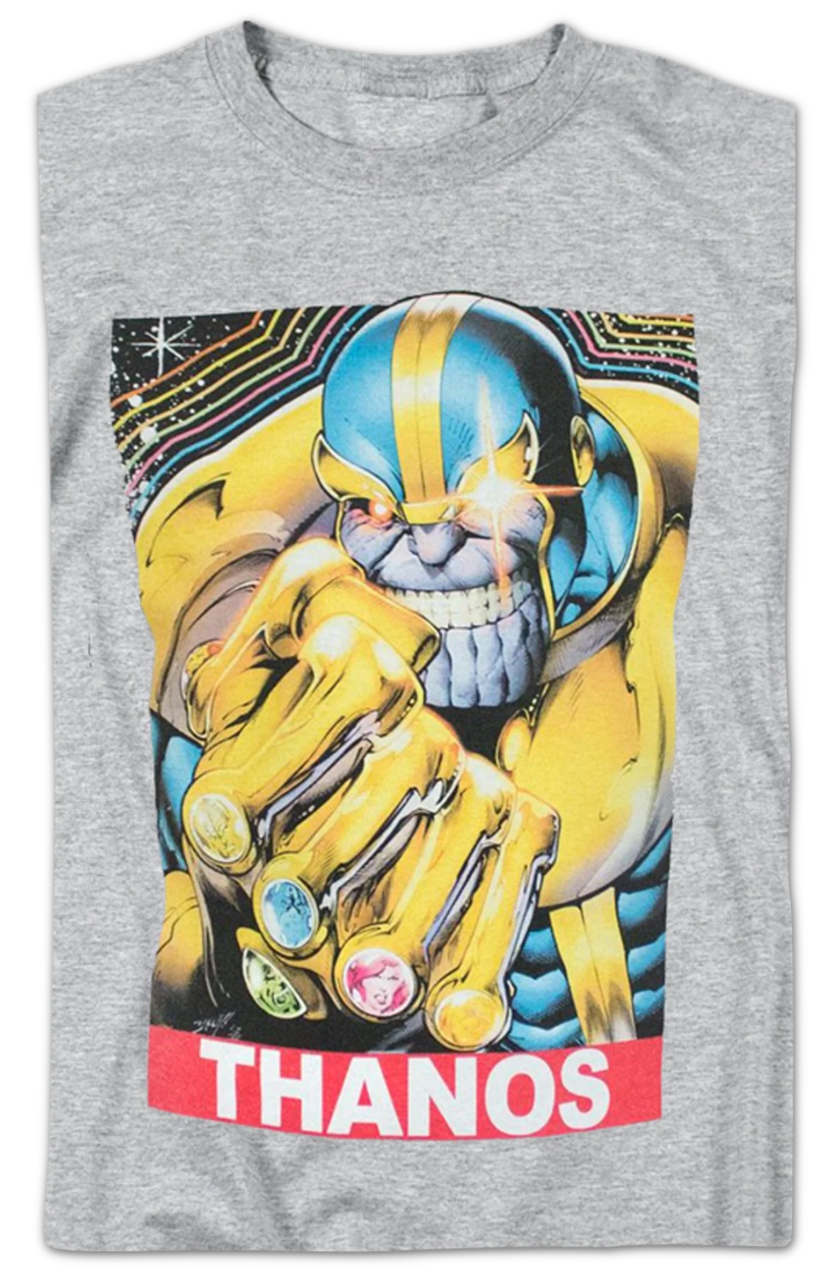Retro Thanos Marvel Comics T-Shirt - Image 2