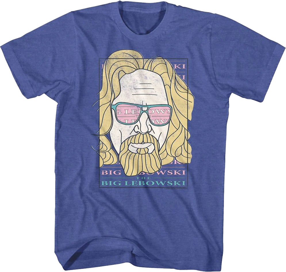 Retro The Dude Big Lebowski T-Shirt