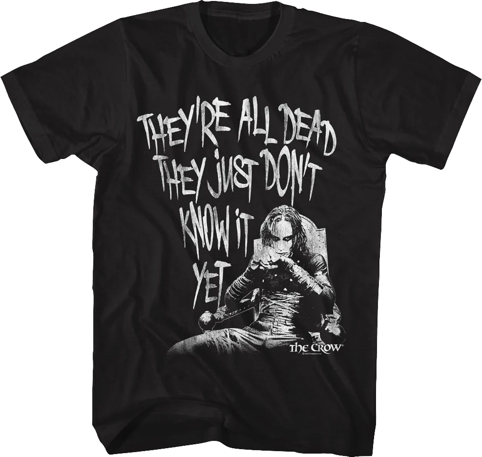 Retro They're All Dead The Crow T-Shirt