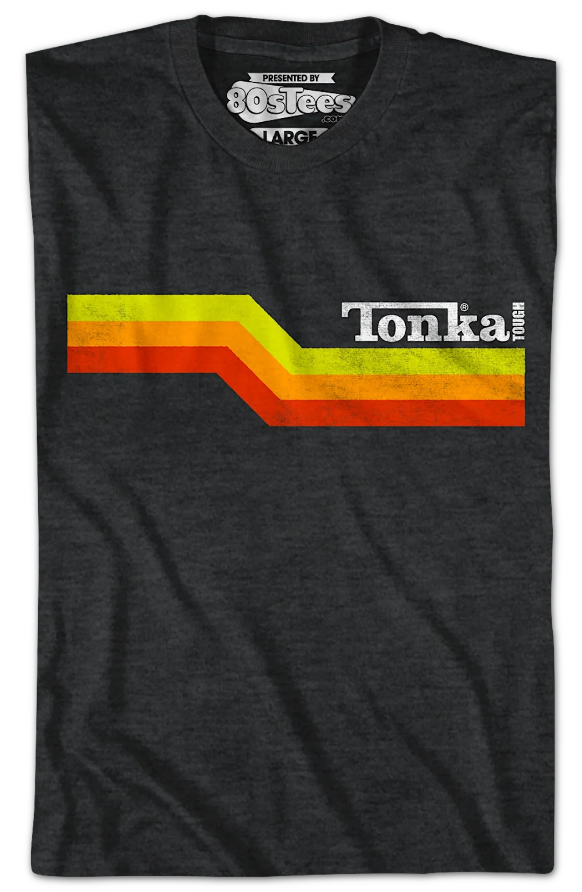 Retro Tough Stripes Tonka T-Shirt - Image 2