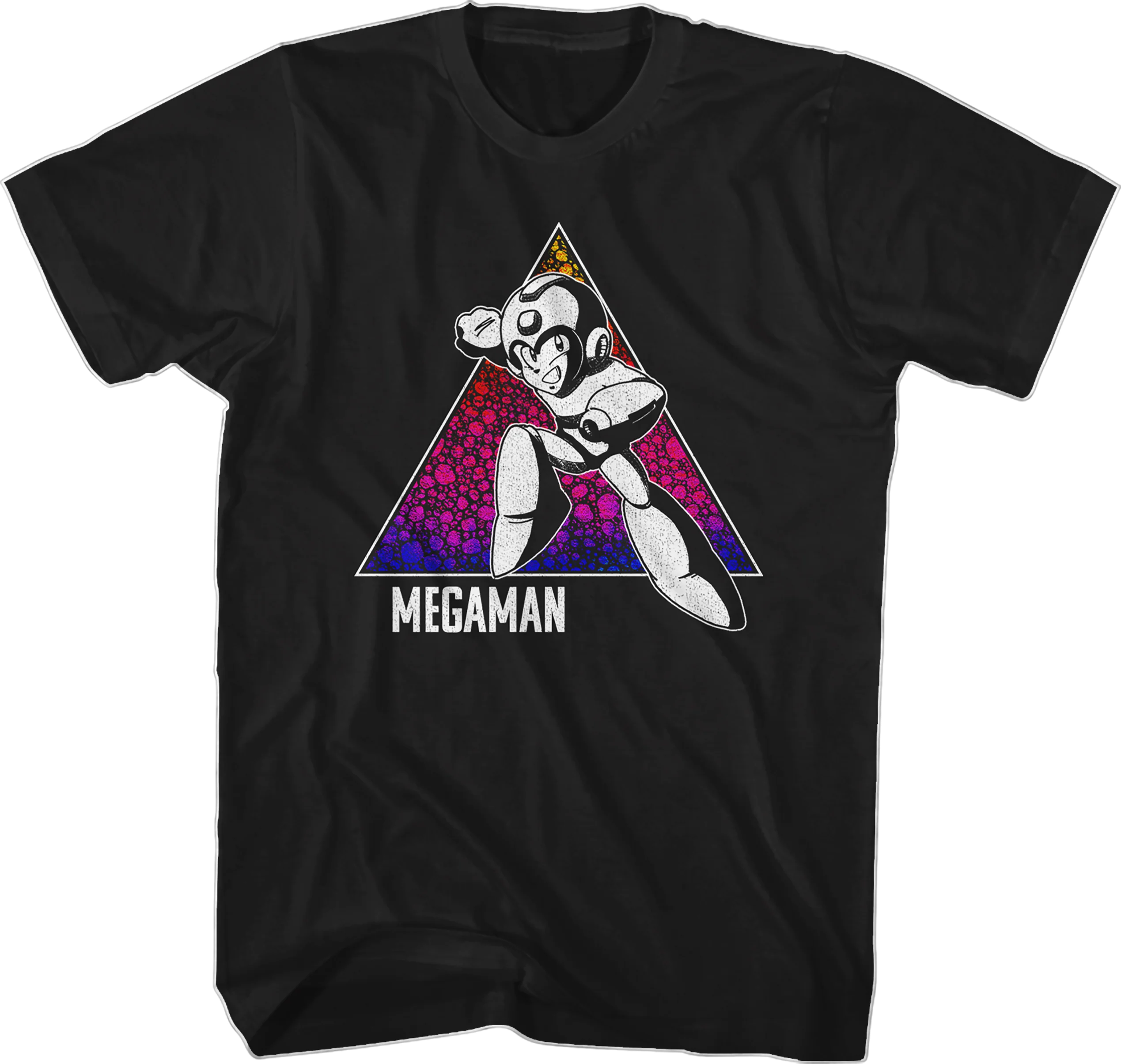 Retro Triangle Mega Man T-Shirt