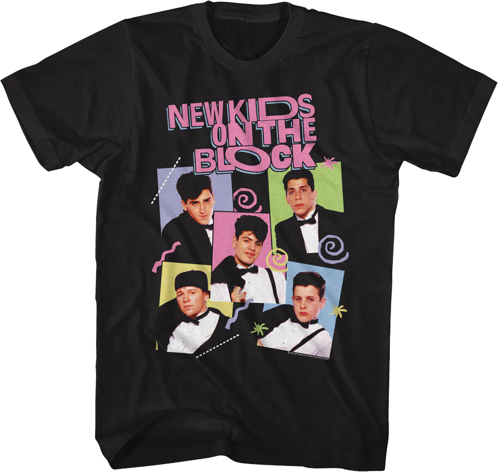 Retro Tuxedos New Kids On The Block T-Shirt