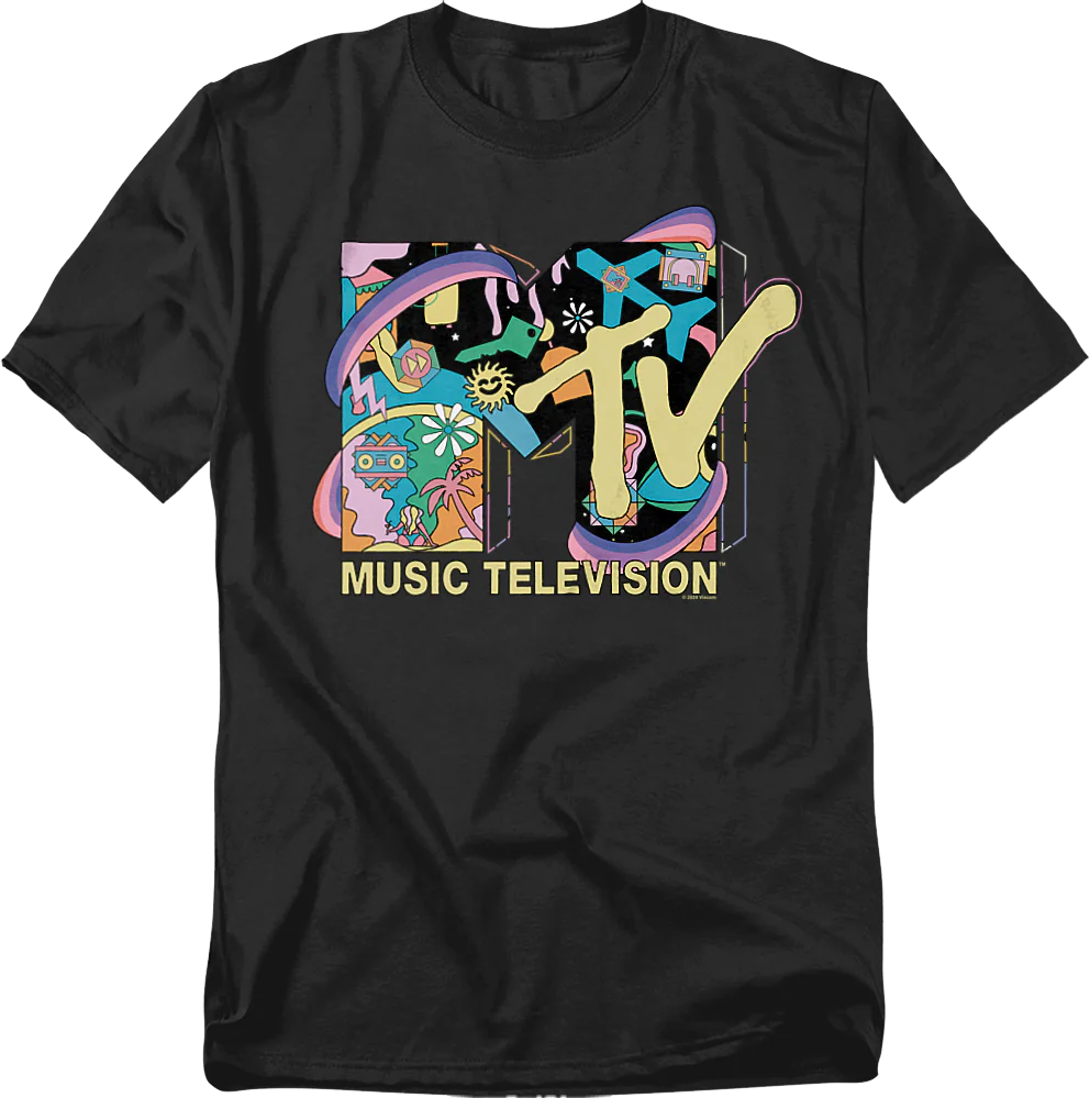 Retro Vacation Logo MTV T-Shirt