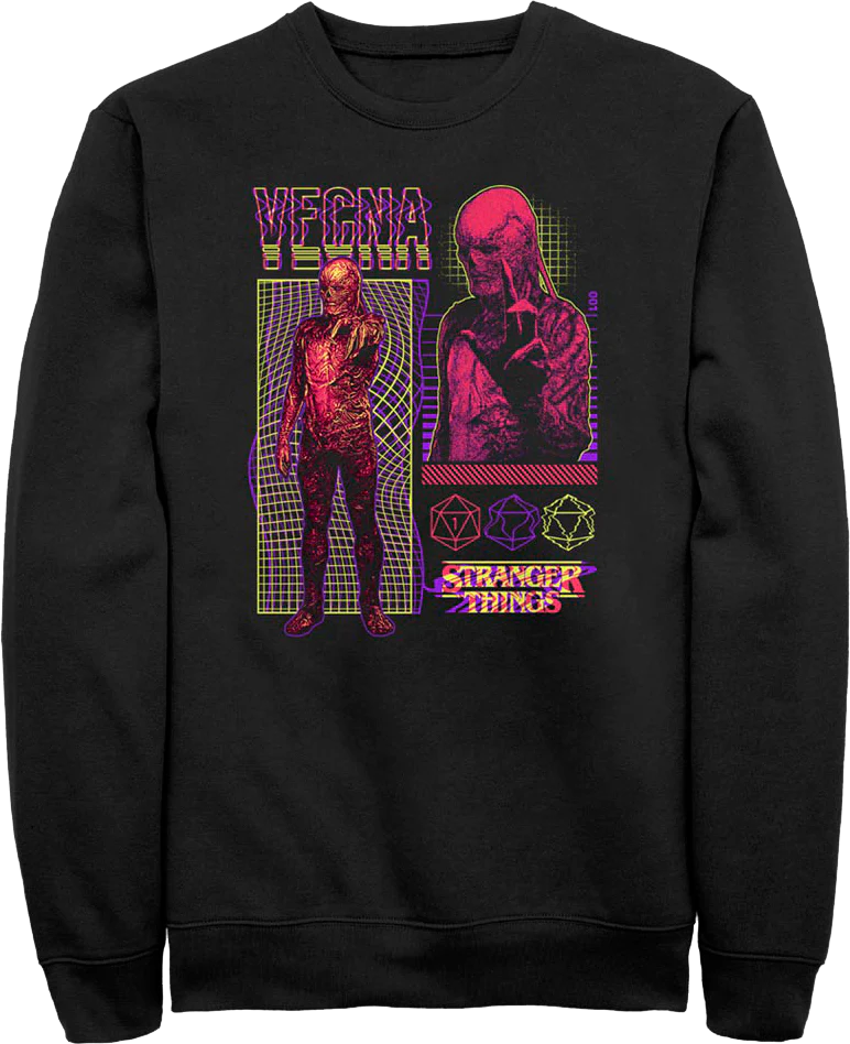 Retro Vecna Stranger Things Sweatshirt