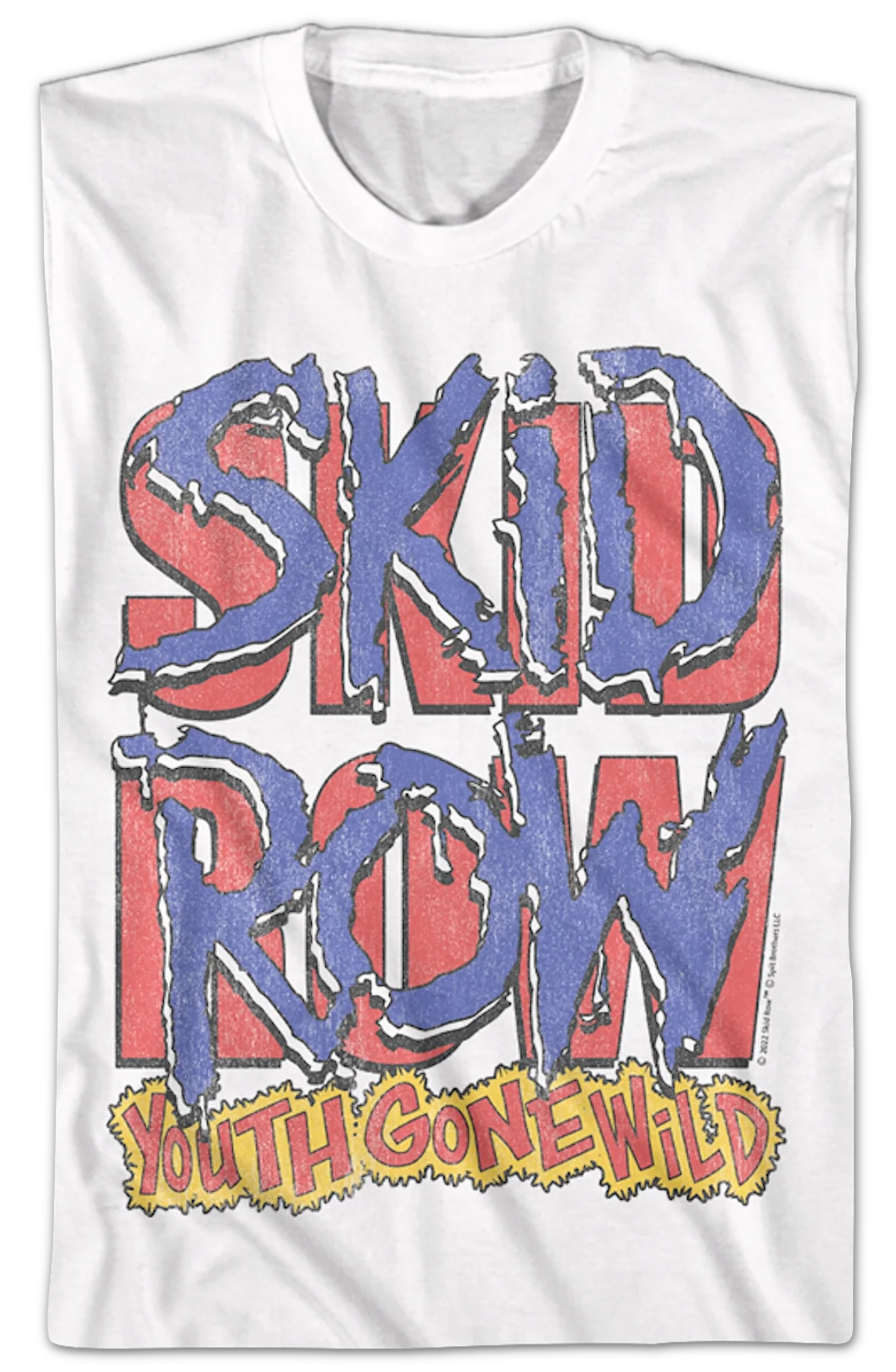 Retro Youth Gone Wild Skid Row T-Shirt - Image 2