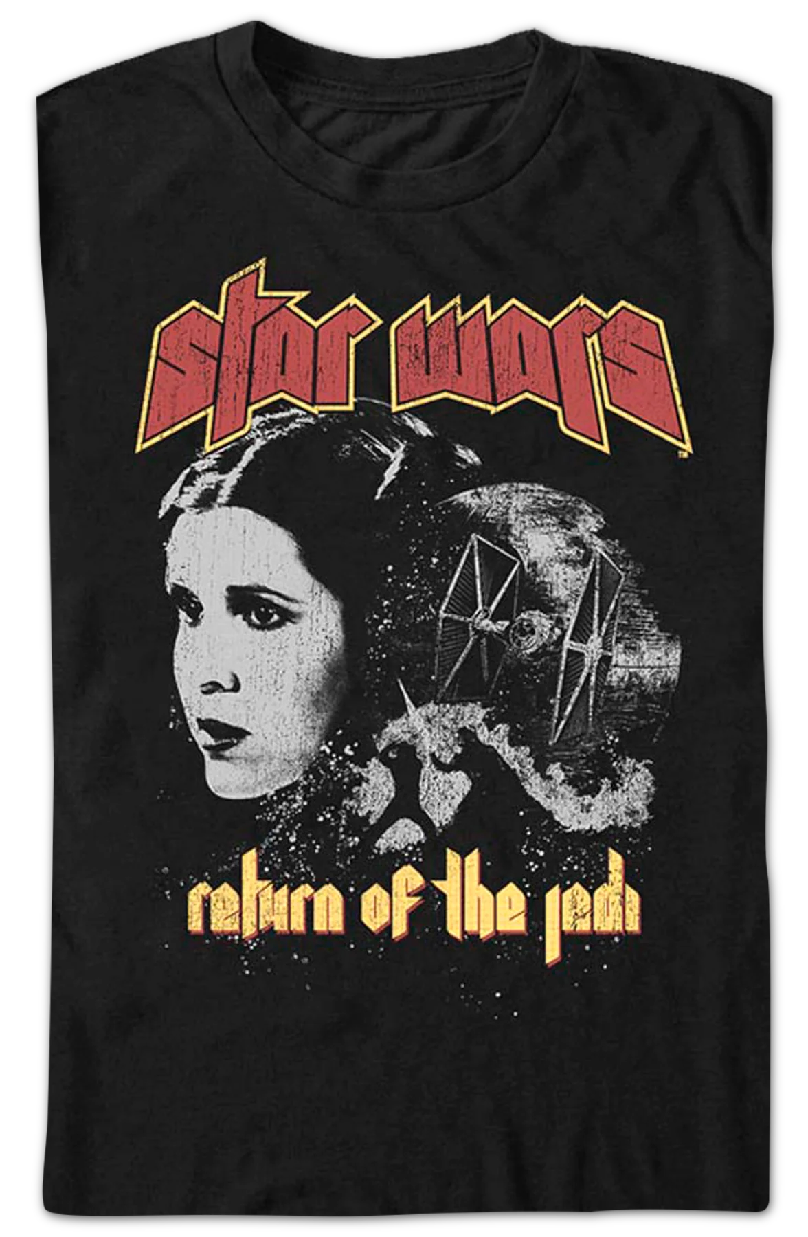 Return Of The Jedi Black And White Collage Star Wars T-Shirt - Image 2
