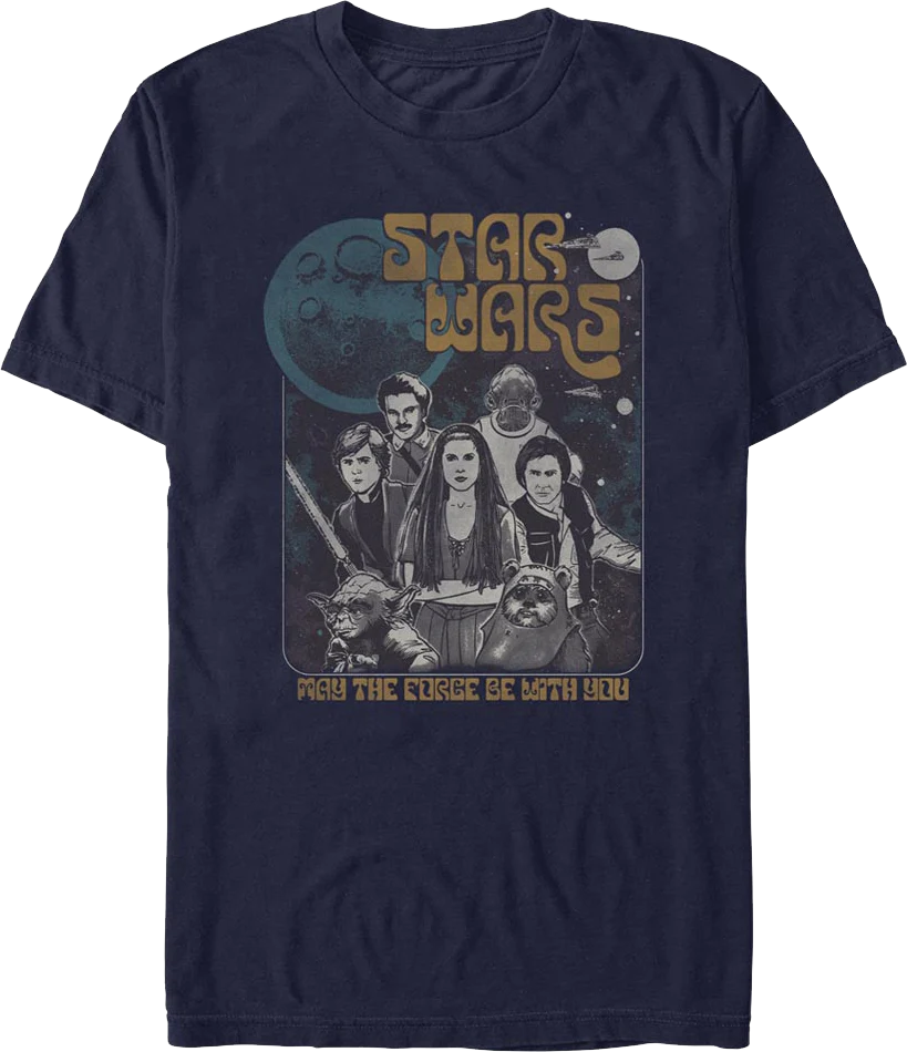 Return Of The Jedi May The Force Be With You Star Wars T-Shirt