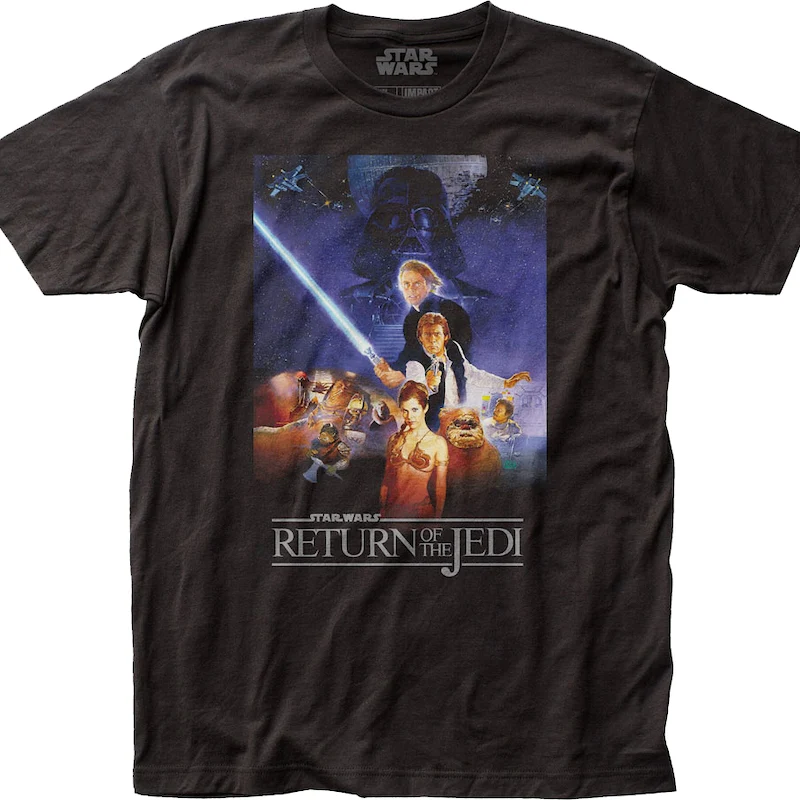 Return Of The Jedi Movie Poster Star Wars T-Shirt