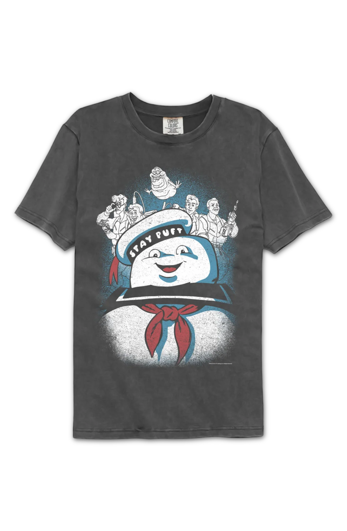 RGB Ghostbusters Stay Puft Comfort Colors Brand T-Shirt - Image 2