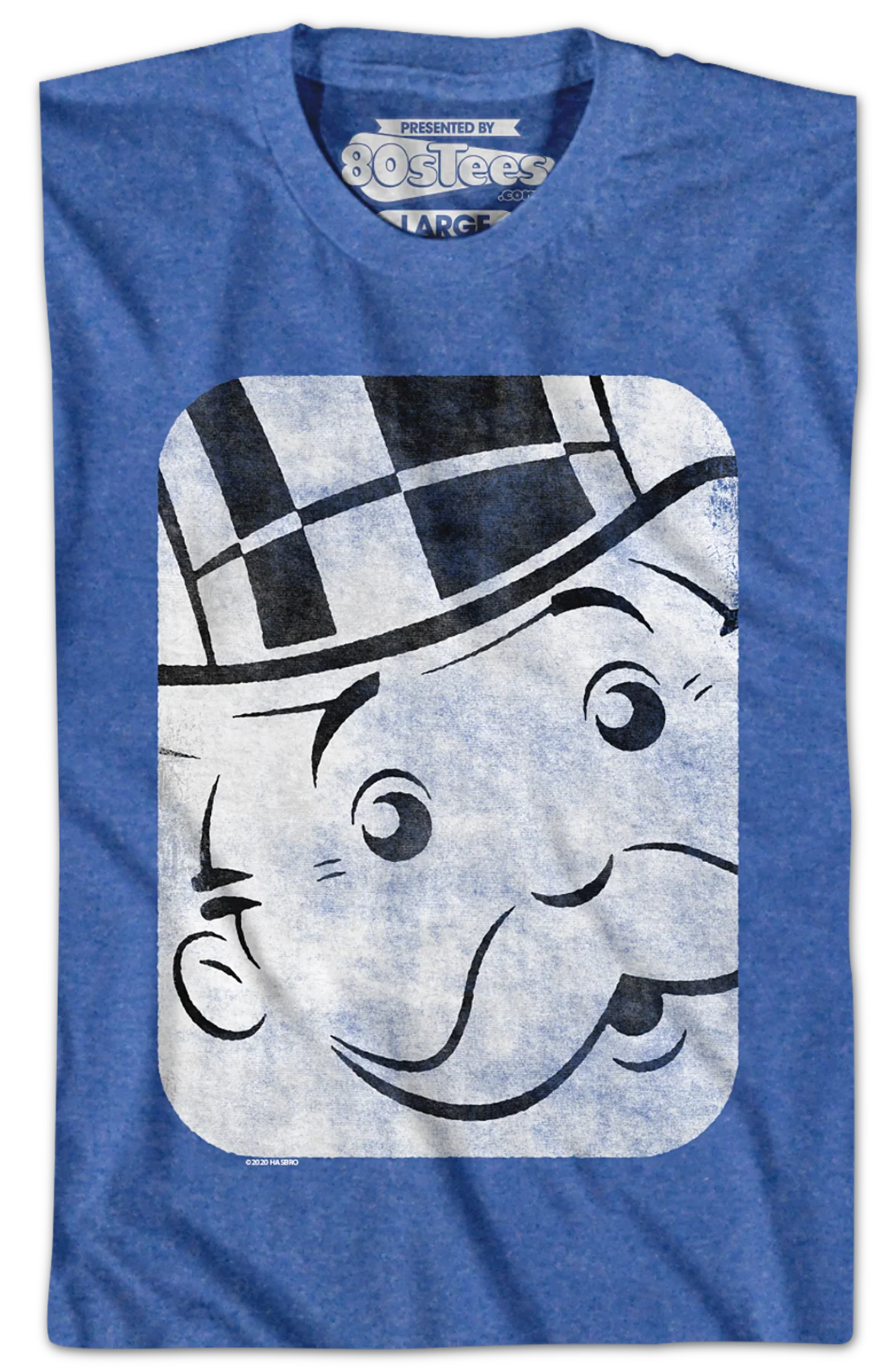 Rich Uncle Pennybags Head Shot Monopoly T-Shirt - Image 2